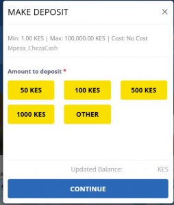 how to deposit chezacash 3