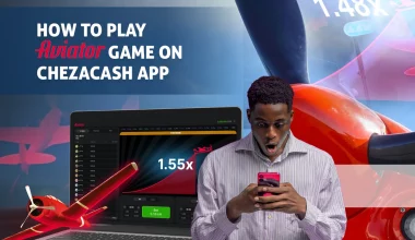 Aviator game on Chezacash app
